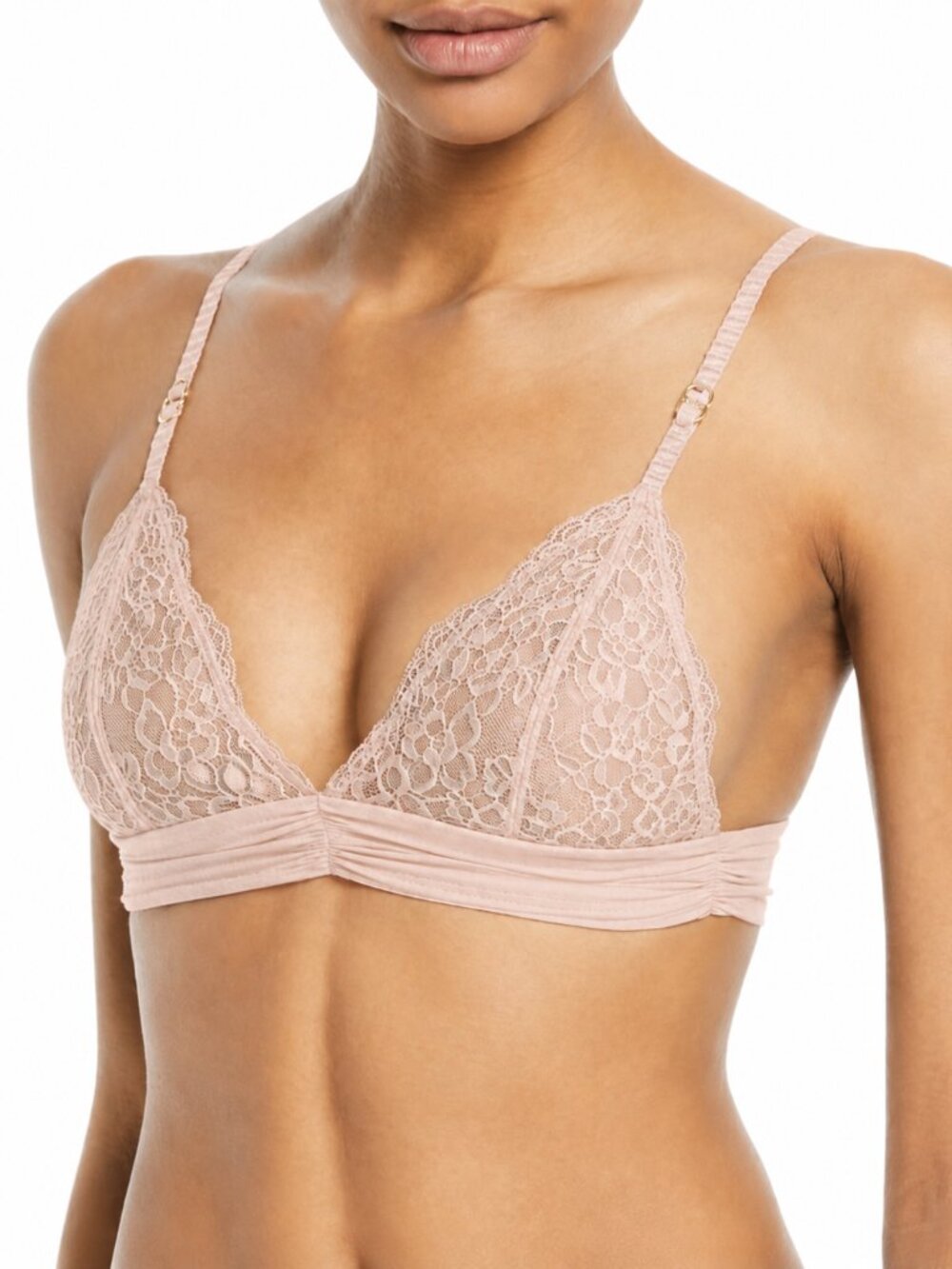 STELLA McCARTNEY Meg Alluring lace bra in Ballet Pink NWT S
